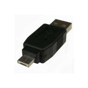  USB A Male to Micro A Male Adapter .05 In Black 