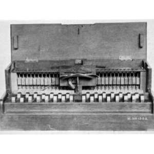  The Forerunner of the Modern Type Writer  a Piano Like 