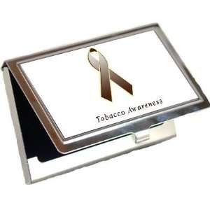   Awareness Awareness Ribbon Business Card Holder: Office Products