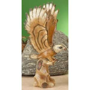  Faux Wood Eagle Collectible Decoration Design Bird Hawk 