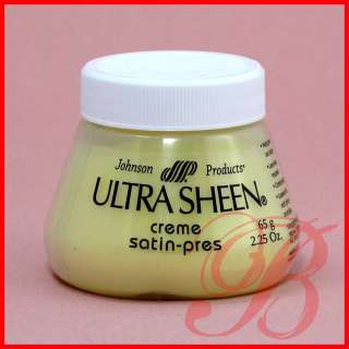 Johnson Products ULTRA SHEEN Creme Satin Pres 2.25 oz  