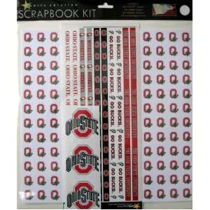  Sports Solution Ohio State Buckeye Scrapbook Page Kit 