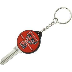  NCAA Texas Tech Red Raiders Logo Key Blank Keychain 