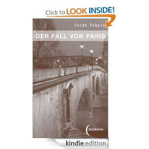 Der Fall von Paris (German Edition) Gerdt Fehrle  Kindle 