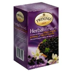  Twining Tea Tea Herbal Revive Black Curra 20 bag (pack Of 