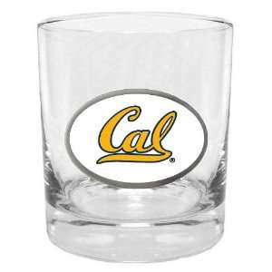 Cal Berkeley Team Logo Rocks Glass