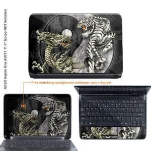  Protective Decal Skin Sticker for ACER Aspire AO751 11.6in 