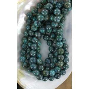   AAA AFRICAN CHRYSOCOLLA AZURITE BEADS 13.8mm ROUNDS~ 