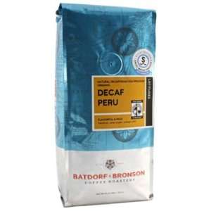 Batdorf & Bronson   Decaf   Peru SWP   Organic Coffee Beans   1 lb 