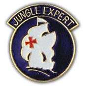 US ARMY JUNGLE EXPERT SCHOOL MILITARY HAT PIN P14943  