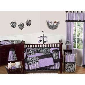   and Black Kaylee Girls Boutique Baby Bedding 9 pc Crib Set: Baby