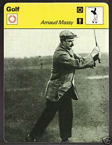 ARNAUD MASSY PGA Golf 1978 SPORTSCASTER CARD 38 06  