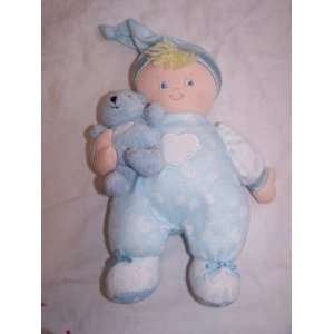  Baby Gund 9 Connor Blue Doll with Bear 