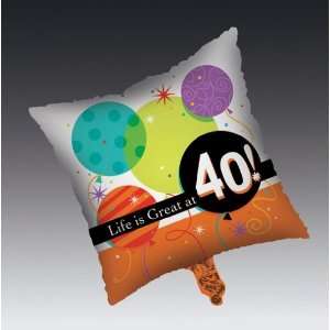  Life Is Great Foil Balloon 40: Health & Personal Care