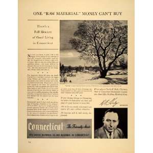  1941 Ad Connecticut State Development Governor Hurley 