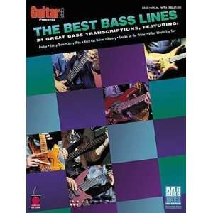  Hal Leonard The Best Bass Lines   24 Great Transcriptions 