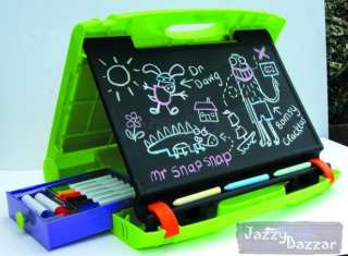 MICADOR Small Easel Blackboard Whiteboard Colour Pencil Pen Chalk 