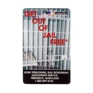 Collectible Phone Card John Tregoning Bail Bondsman (Maryland) Get 