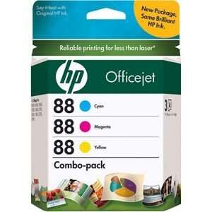 HP 88 Tri colour Ink Cartridge. 88 RETAIL COMBO PACK EAS SENSORMATIC I 