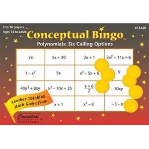  Conceptual Bingo Polynomials Toys & Games