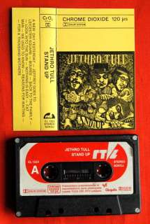 JETHRO TULL STAND UP UNIQUE RARE EXYU CASSETTE TAPE  