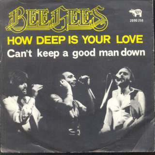 Bee Gees   How Deep Is Your Love Belgian 1977 PS 7  