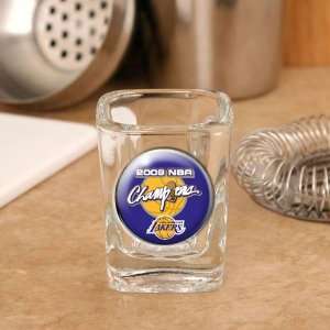   NBA Champions 2oz. Pewter Logo Square Shot Glass (): Sports & Outdoors