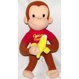  15 Curious George Holding Banana Plush: Toys & Games