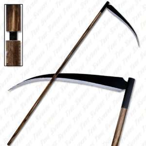 Grim Reaper Sickle, Monster Scythe, Deaths Weapon, Large 80 Inches 