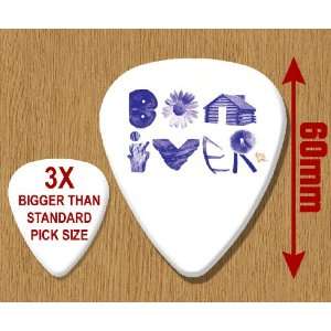  Bon Iver BIG Guitar Pick: Musical Instruments