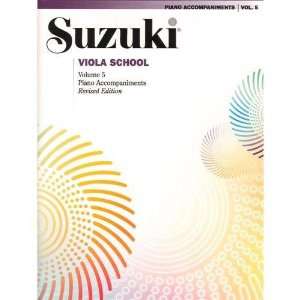  WB Suzuki Viola School Piano Accompaniment Volume 5 