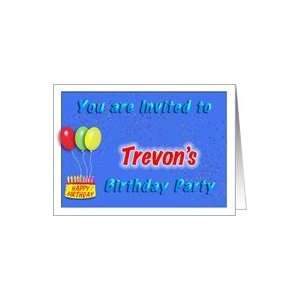    Trevons Birthday, Invitation to the Party Card Toys & Games