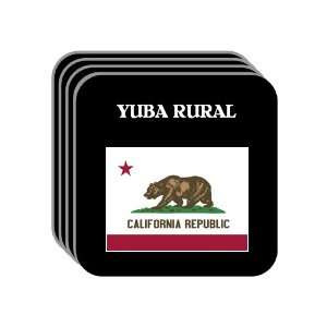  US State Flag   YUBA RURAL, California (CA) Set of 4 Mini 