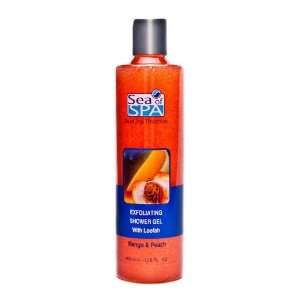   Shower Gel With Loofah  Mango & Peach