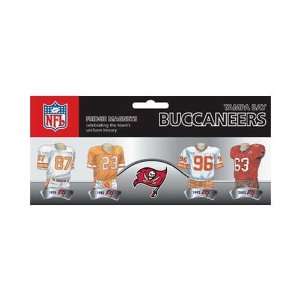  NFL Tampa Bay Buccaneers 4 Pack Uniform Magnet Set: Sports 