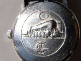 Atomik railroad chronometer wristwatch.Turkish railroad  