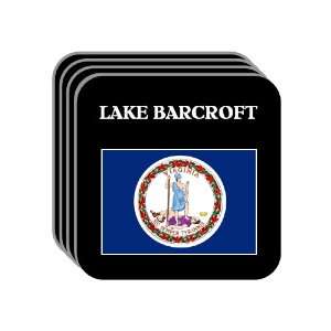  US State Flag   LAKE BARCROFT, Virginia (VA) Set of 4 Mini 