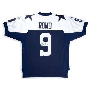 Tony Romo Autographed Dallas Cowboys Alternate Jersey:  