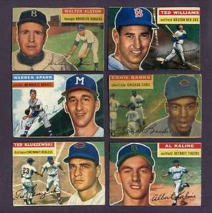 1956 Topps Mini Partial Set of 233/340   All trimmed  