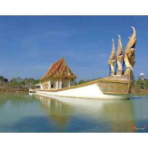  Wat Ban Na Muang Naga headed River Barge Wiharn