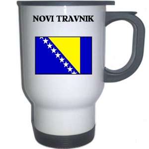  Bosnia   NOVI TRAVNIK White Stainless Steel Mug 