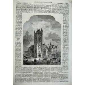  1869 Exterior New Free Barony Church Glasgow Fine Art 