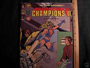 Vintage 1982 Champions II Role Play Game Book Harlick  
