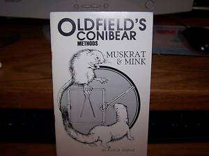 Book: Oldfields Conibear Methods, traps, trapping,  