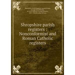   1851 1935,Kinsella, William Shropshire Parish Register Society Books