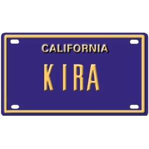  Kira Mini Personalized California License Plate 