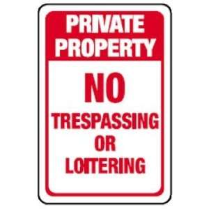  Private Property HDPE Sign