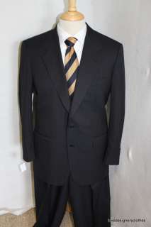 BRIONI HAND TAILORED IN ITALY *AUGUSTO* MEN SUIT SZ 42 R PANTS 36 X 34 