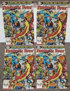 Fantastic Four 236 Lot of 4 comics 1981 VF/NM GIANT SIZE  