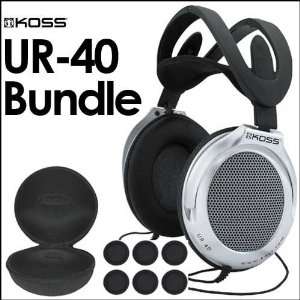  Koss UR 40 Folding Home Theater Headphones Bundle 